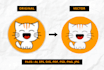 do vector tracing, redraw and recreate logo