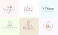 create elegant luxury or feminine logo designs