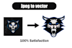do any adobe illustrator work or edit vector trace vector portrait