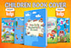 draw illustration for children book cover and book cover