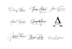 design signature, cursive, handwriting, scripted, handwritten logo