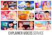 create animated explainer videos, infographic video