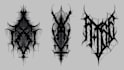create dark or graffiti type calligraphy or lettering