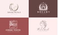 design highly creative feminine hand drawn logo design for your branding
