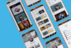 design professional mobile app UI design with prototype