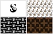 design a monogram logo with a seamless luxury pattern unique