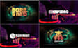 do unique monogram, artist, band, edm, dj music text logo