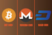 design crypto and cryptocurrency token logo for your coin