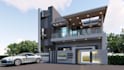 do professional exterior interior design of your building