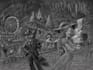 draw professional black and white illustrations