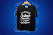 customs typography tshirt design in 24 hours