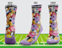 do unique sock design with pantone c