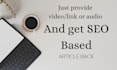 turn your audio or video into blog post