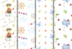 create cute watercolor seamless patterns
