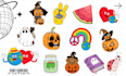 create cute redbubble, teepublic, etsy stickers designs