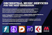 accurately transcribe orchestral music into sheet music