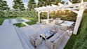 design your 3d covered porch,outdoor entertaining,firepit,terrace,patio,kitchen