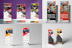 outstanding billboard, rollup banner design in 24 hours
