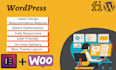 build latest design woocommerce website