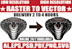 vectorize your design, logo, sketch or any low quality vector image