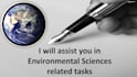 assist you in environmental sciences related tasks