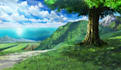 draw visual novel , fantasy and game background