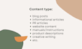 write quality and engaging content in croatian or english