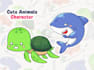 draw cute animals cartoon and mascot