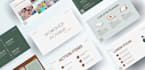 design minimal presentation using canva