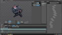 create 2d character animation sprite sheet inside spine 2d