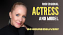 be your professional female actress or model