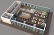 make 3d model of house villa home and restaurants