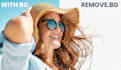 white background with transparent and resize