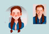 paint your cartoon portrait in disney style