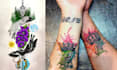 draw your color tattoo design with a real tattoo artist