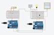 design arduino, esp32, iot circuit and programming