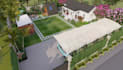 design your backyard conservatory,  front yard landscape, pool and farm house