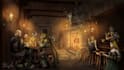 illustrate a fantasy or mythological theme for you