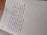 handwrite notes and letters