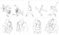 draw detailed or simple line art illustration for you