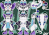 open reference character sheets