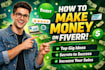 design viral clickbait youtube thumbnails or miniature fast