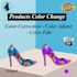 do color change, color edit  and color correction in photoshop