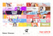 design clean anime themed banner