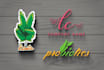 design 3d logo for salon, nutrition, cosmetics, marijuana, cooking, and weed