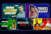 design amazing youtube thumbnail in 2 hours
