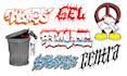 create hardcore and punk logo for your band or brand