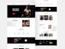 design a clean landing page and web application design