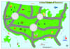 draw driving route maps of the USA or canada for logistics or planning