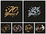 design luxury wedding monogram and custom couple initial logo